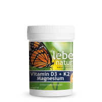 Vitamin D3 + K2 + Magnesium 90er lebe natur®